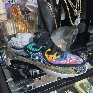 Colorful Rhinestone Women's Sneakers
